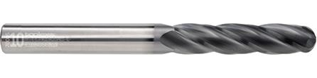 Solid carbide ball nose end mills - Long