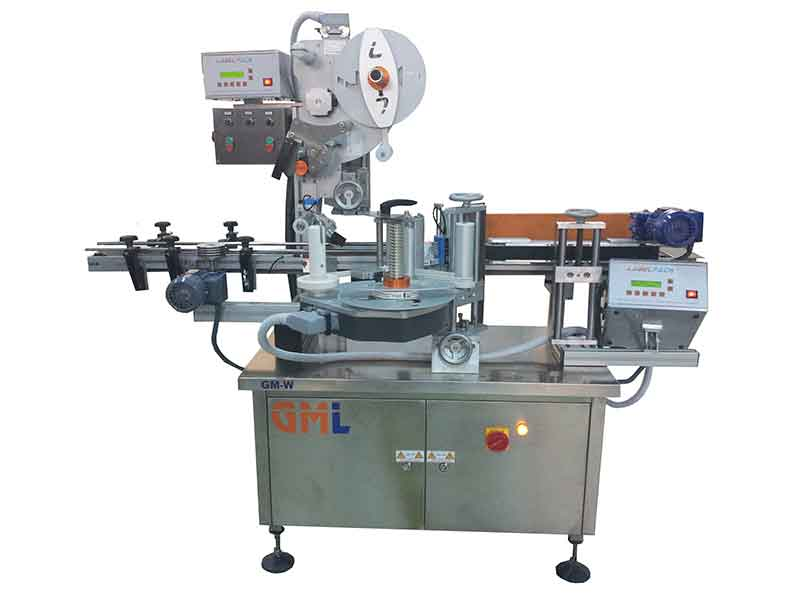Silindirik Ürün Etiketleme Makinası (Kısmi veya Tam Sarma / Üst Yüzey Etiketleme Makinası) GML-W 140/250