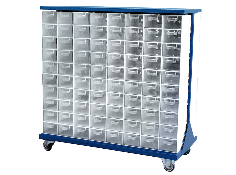 Double Side Metal Cabinet With Drawers 120-140