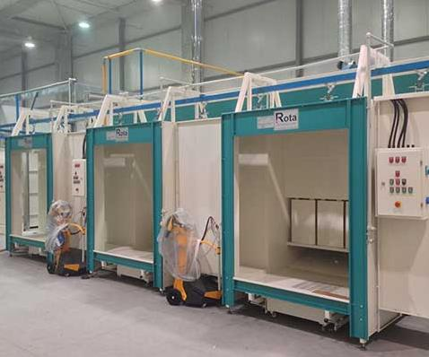 Powder Coating Booths with Filter